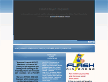 Tablet Screenshot of flashaircargo.com